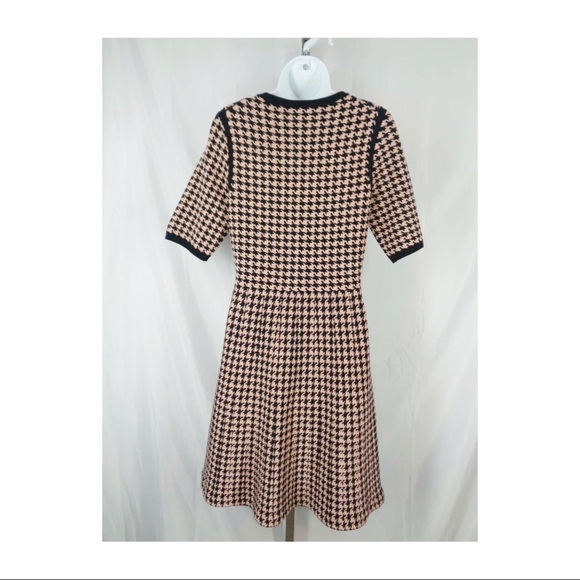 Ann Taylor Houndstooth Dress Sz M - Picture 5 of 8